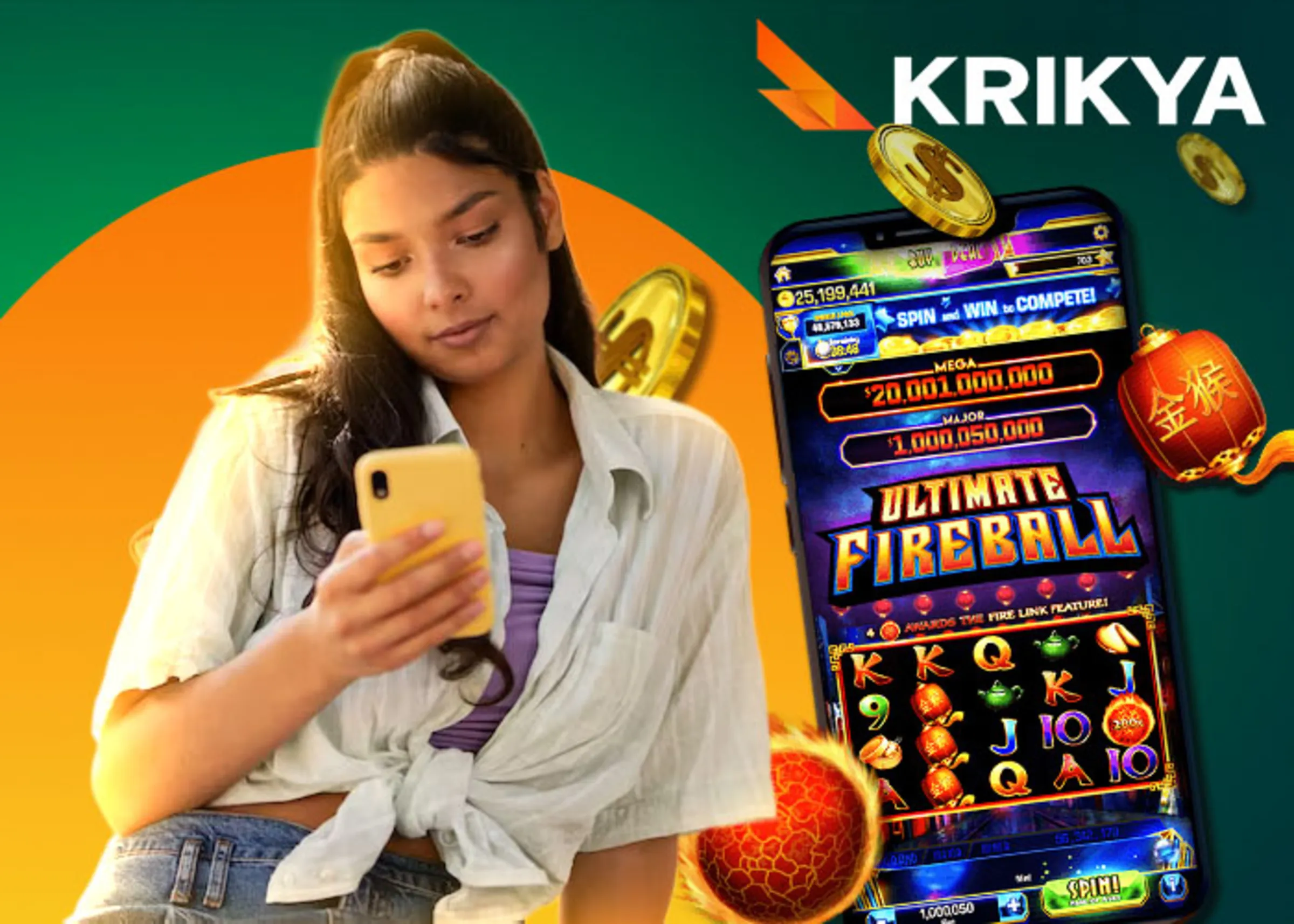 Krikya casino game online